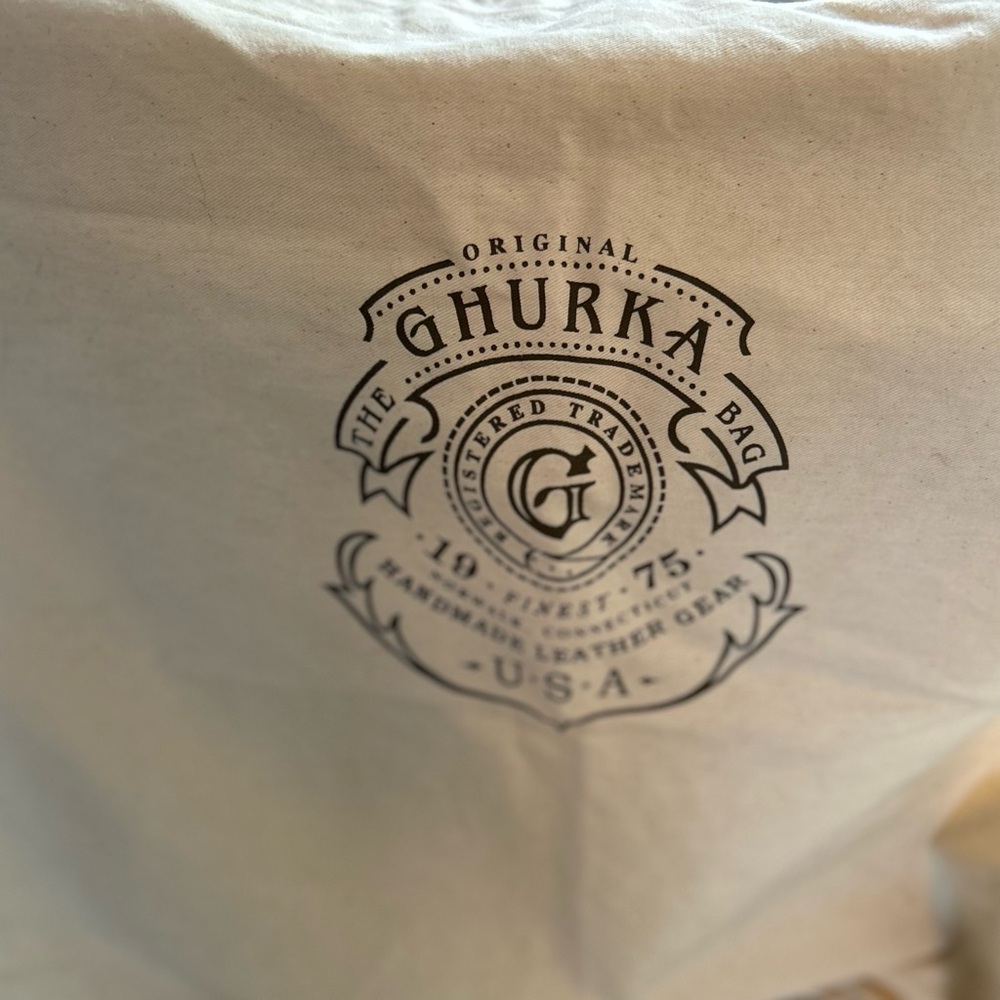 Original GHURKA No 138 Ashley Marley Hodgson Backpack with Dust Bag - Picture 14 of 16